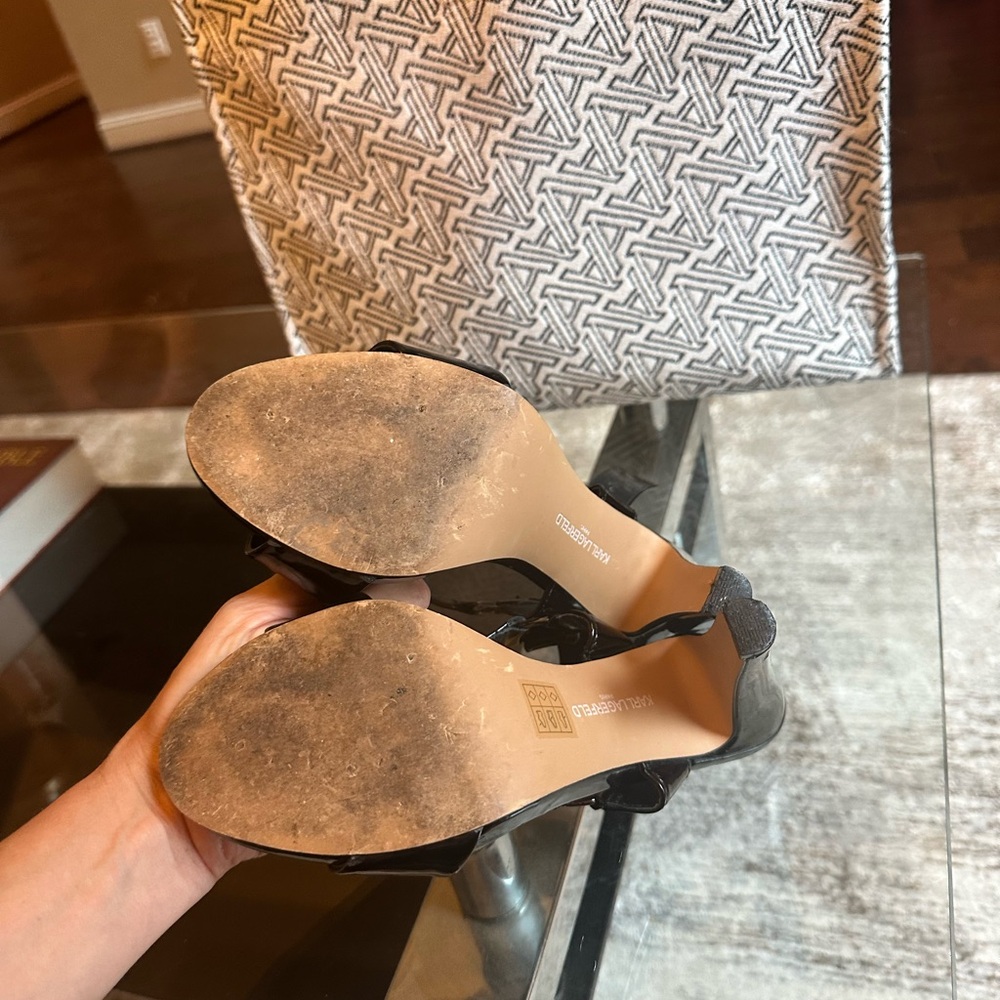 Karl Lagerfeld Black Heels